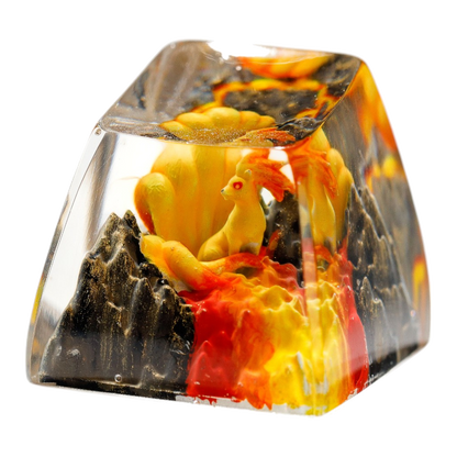 Ninetales resin artisan keycap