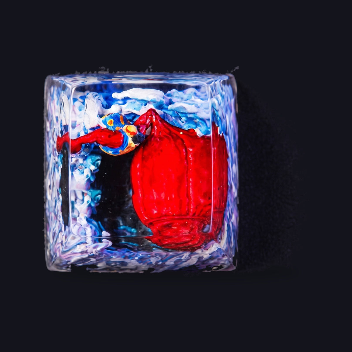 Luffy Waterfall Resin Keycap — top view