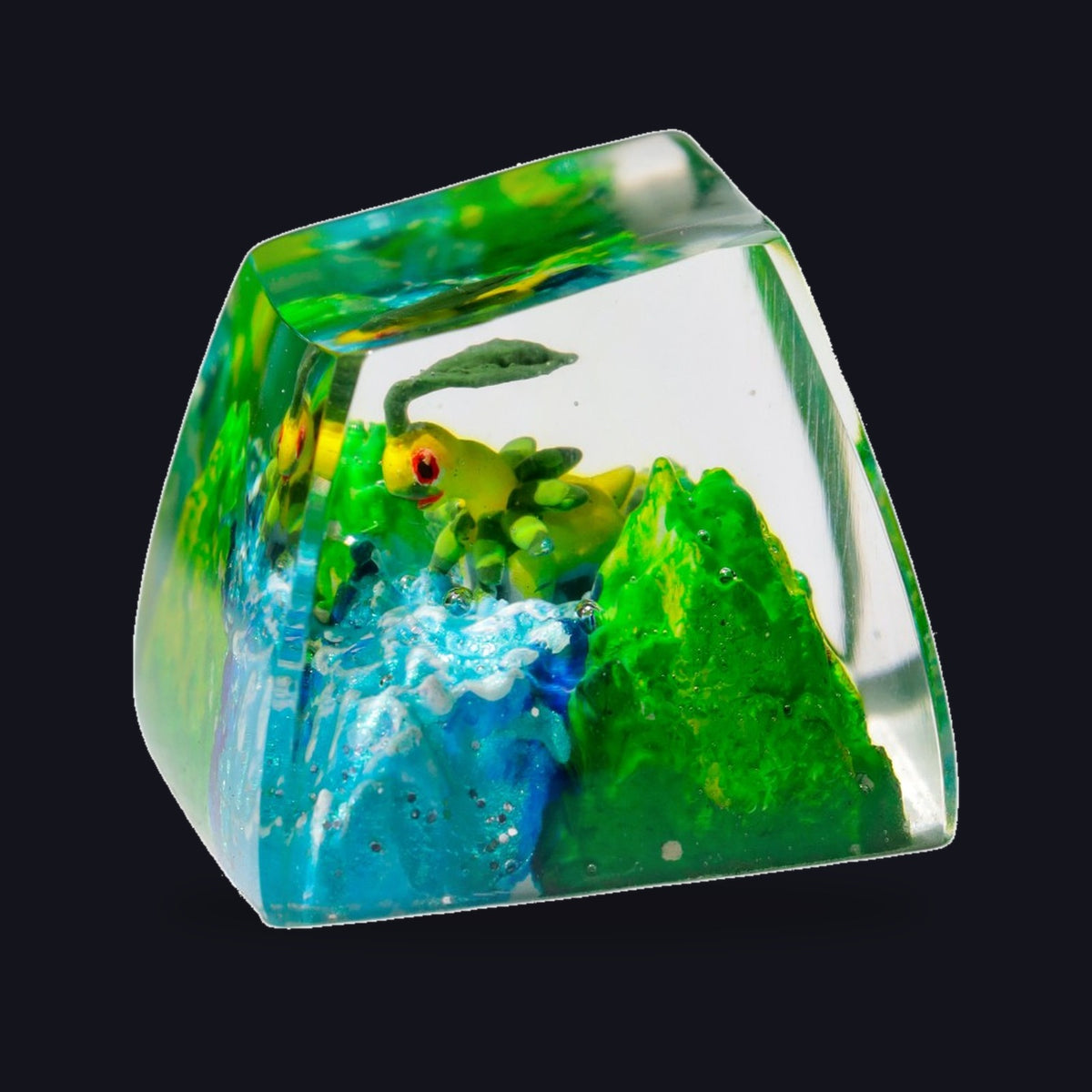 Bayleef Resin Keycap — studio square