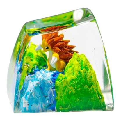 Sandslash resin artisan keycap