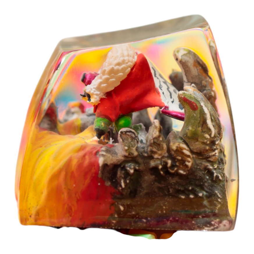 Jiraiya resin artisan keycap