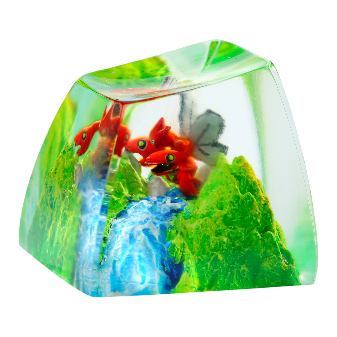 Scizor resin artisan keycap