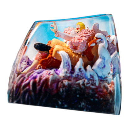 Doflamingo resin artisan keycap