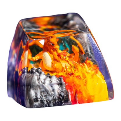Charizard Ember resin artisan keycap