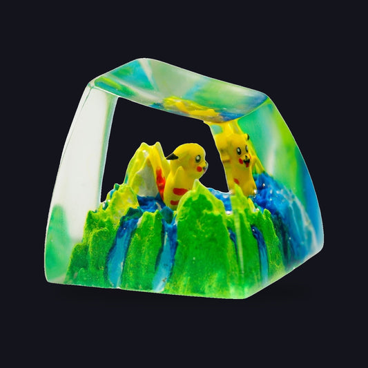 Pikachu Resin Keycap — studio square