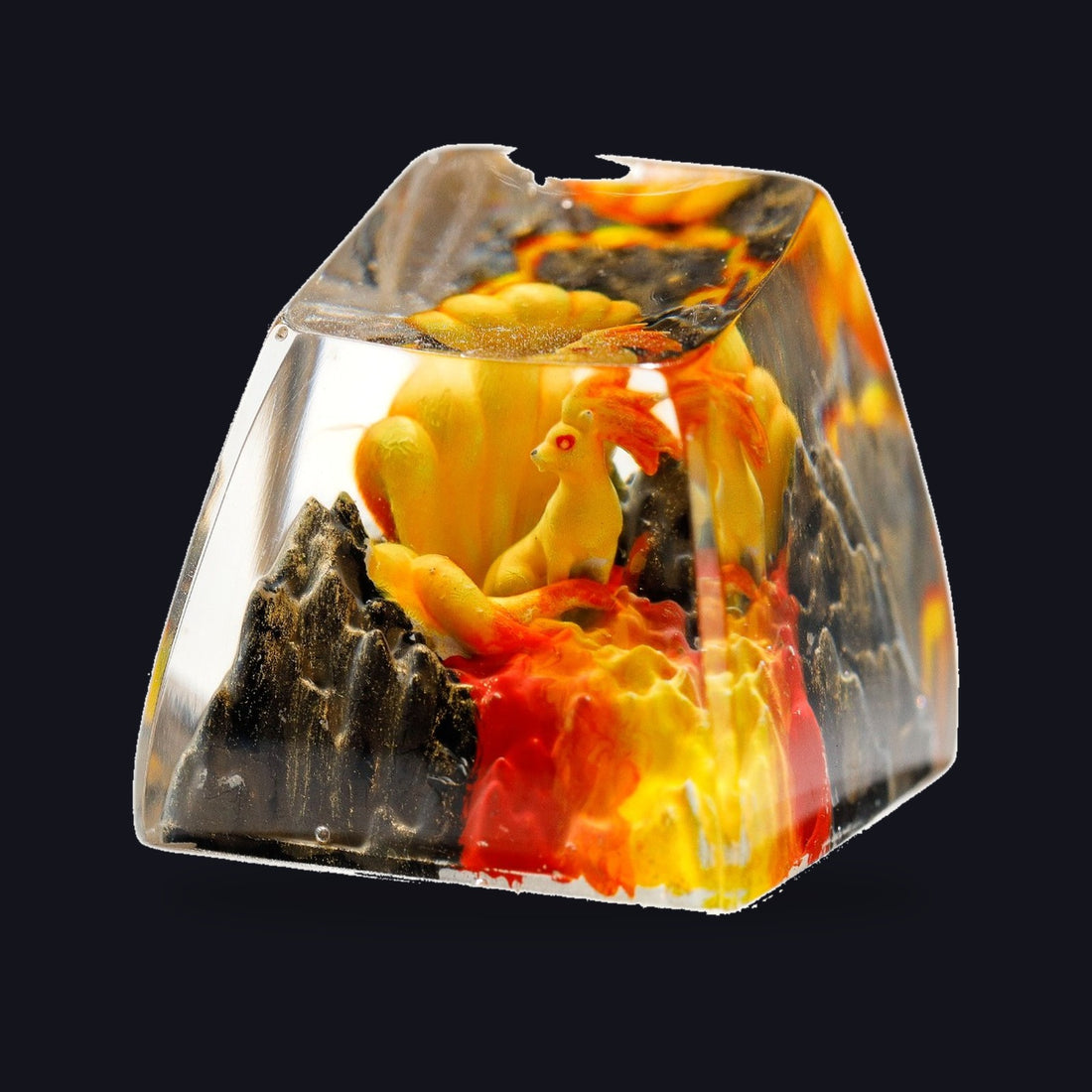 Ninetales Resin Keycap