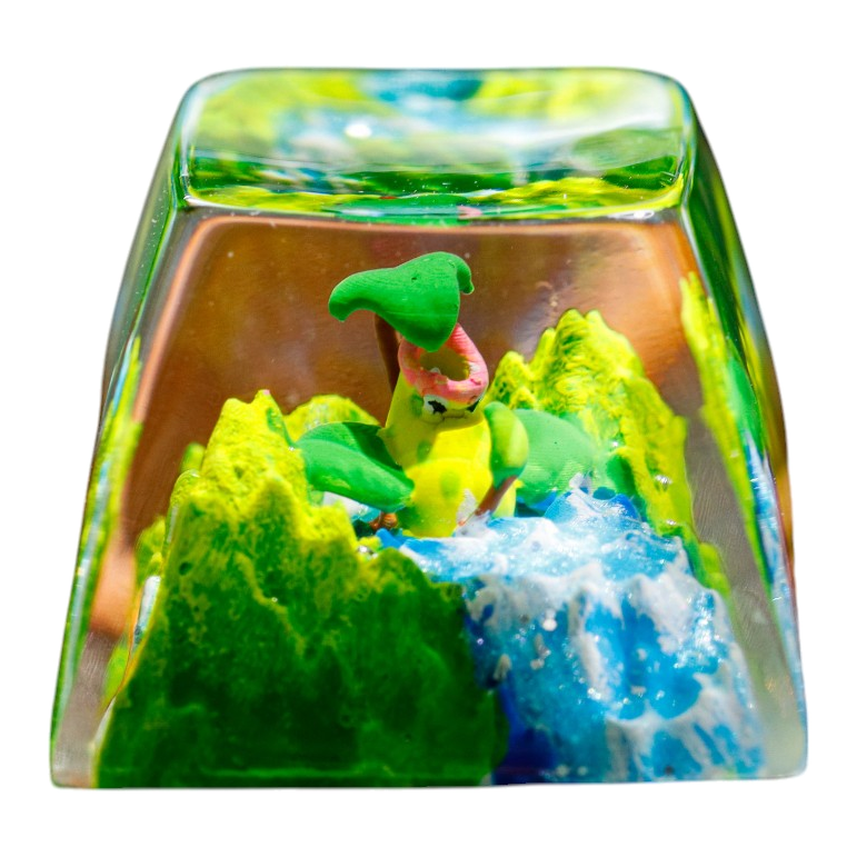 Victreebel resin artisan keycap