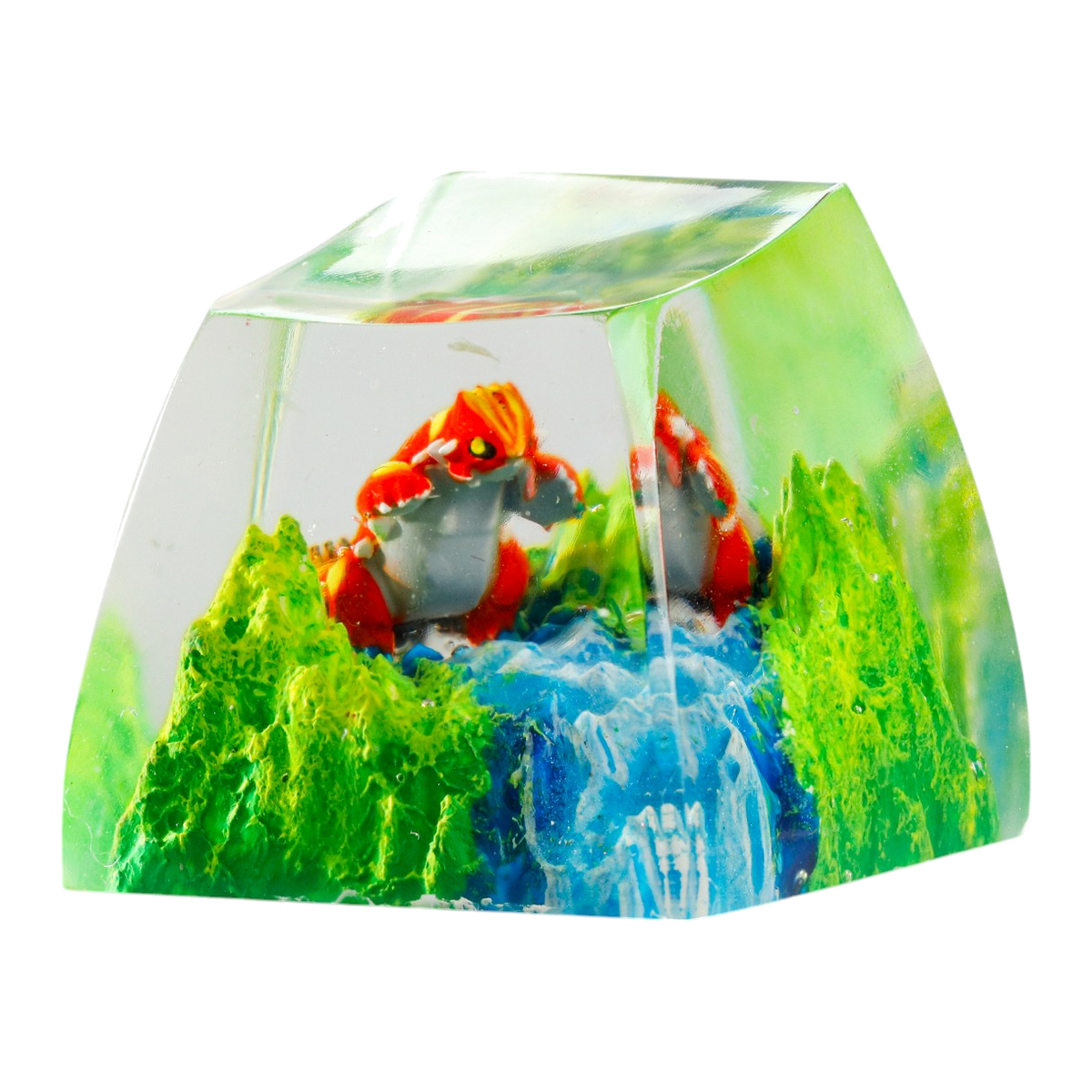 Groudon resin artisan keycap