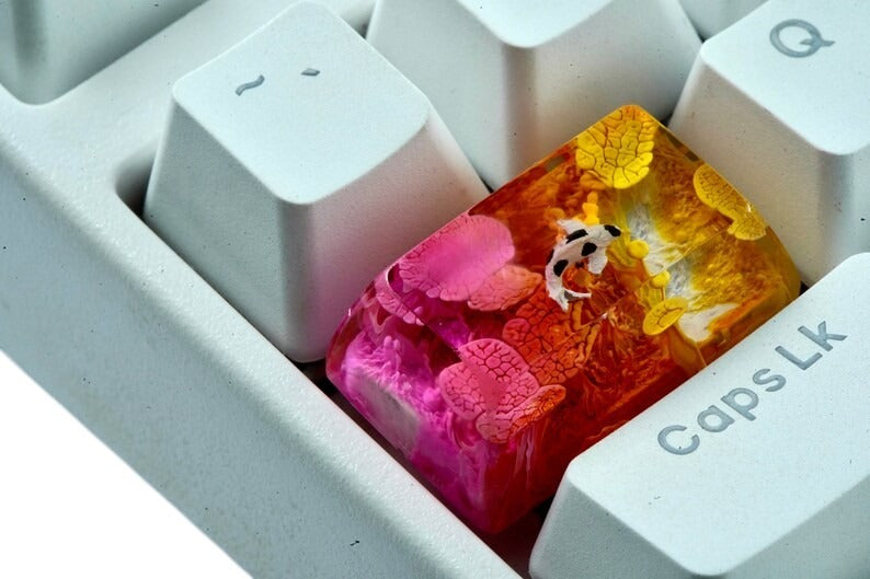 Koi Fish #3 resin artisan keycap