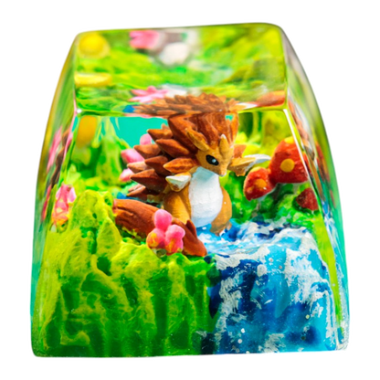Sandslash resin artisan keycap