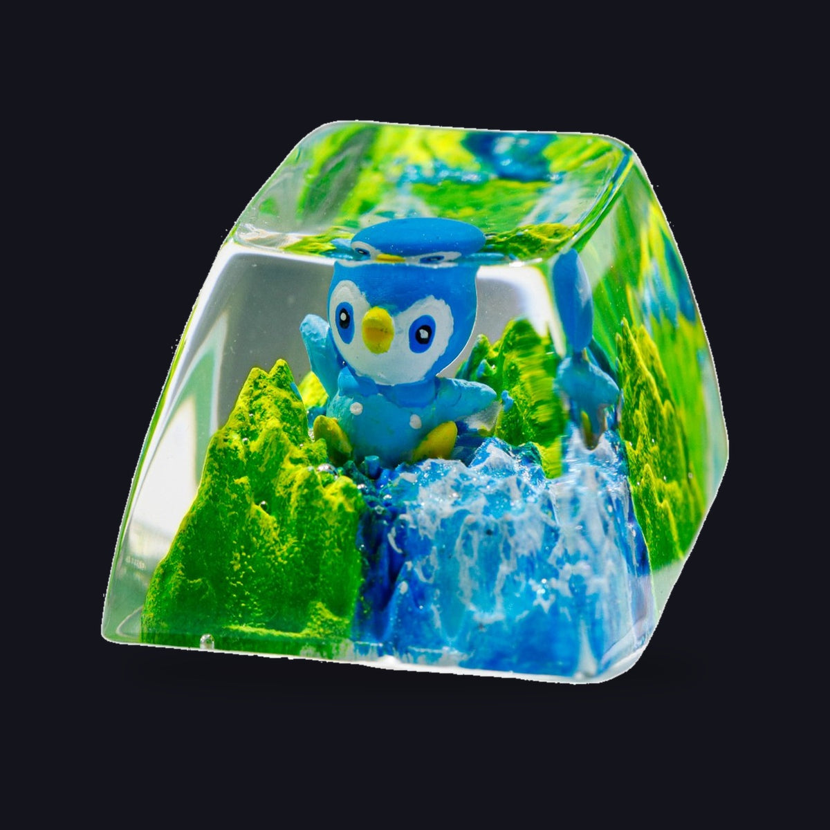 Piplup Resin Keycap — studio square
