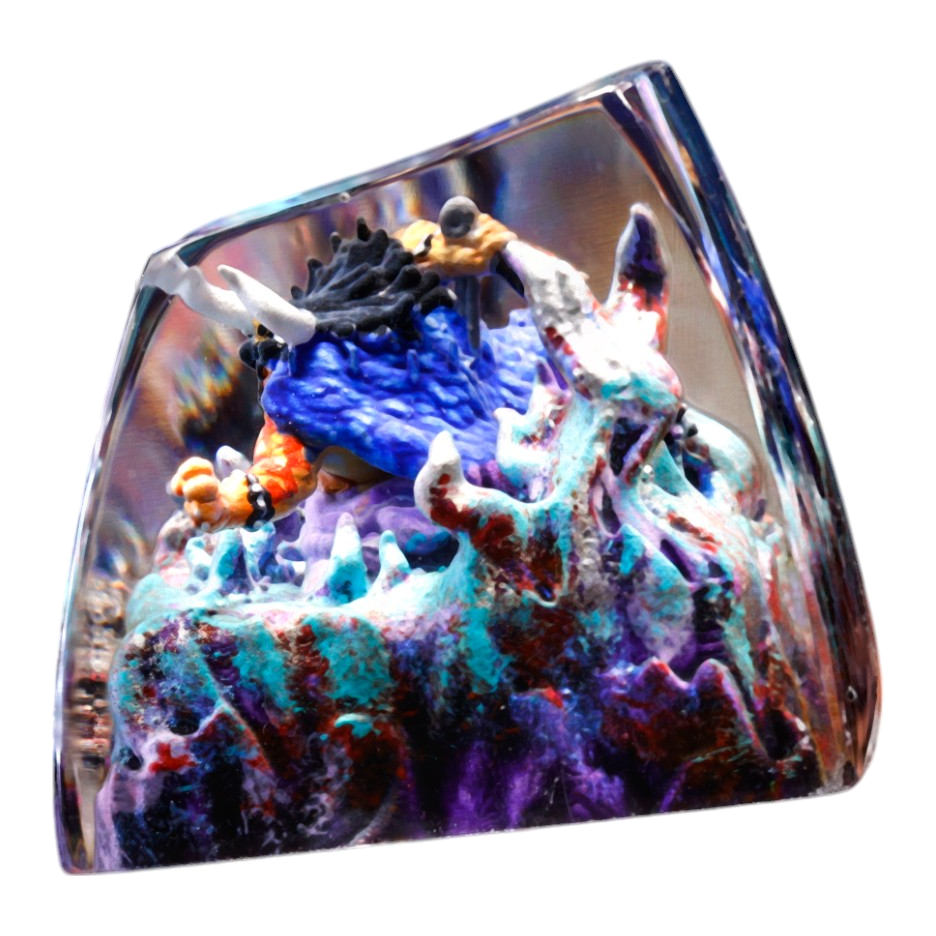 Kaido #2 resin artisan keycap