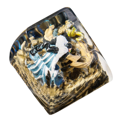 Crocodile resin artisan keycap