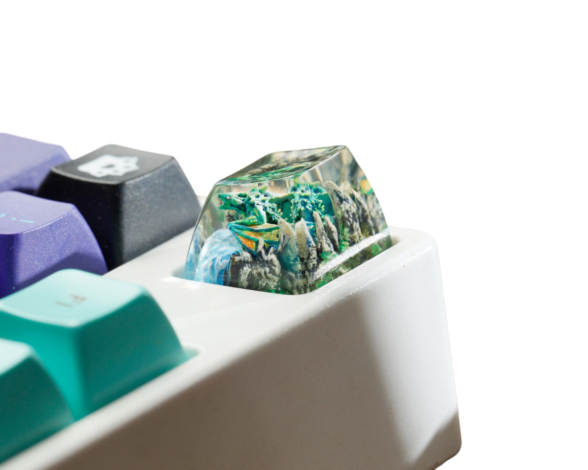Green Dragon resin artisan keycap