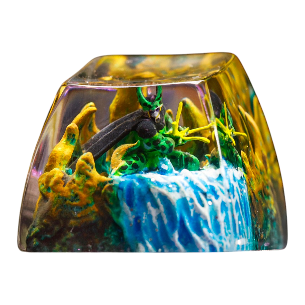 Cell resin artisan keycap
