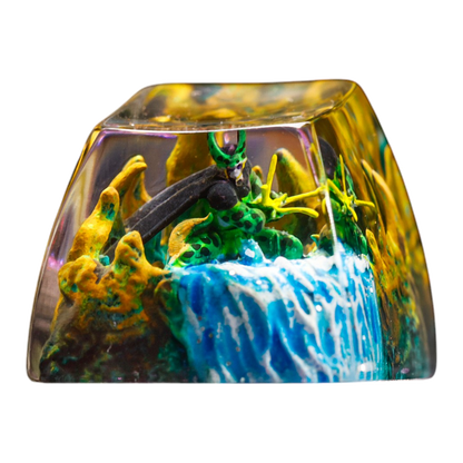 Cell resin artisan keycap