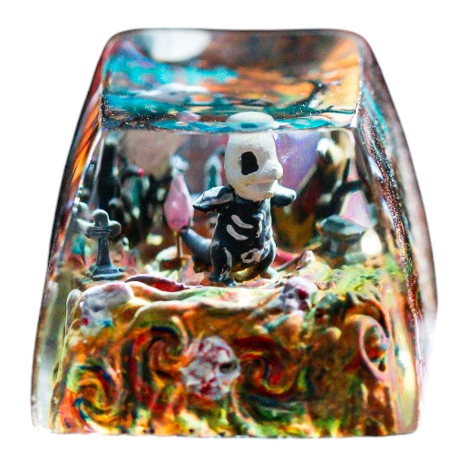 Halloween #9 resin artisan keycap
