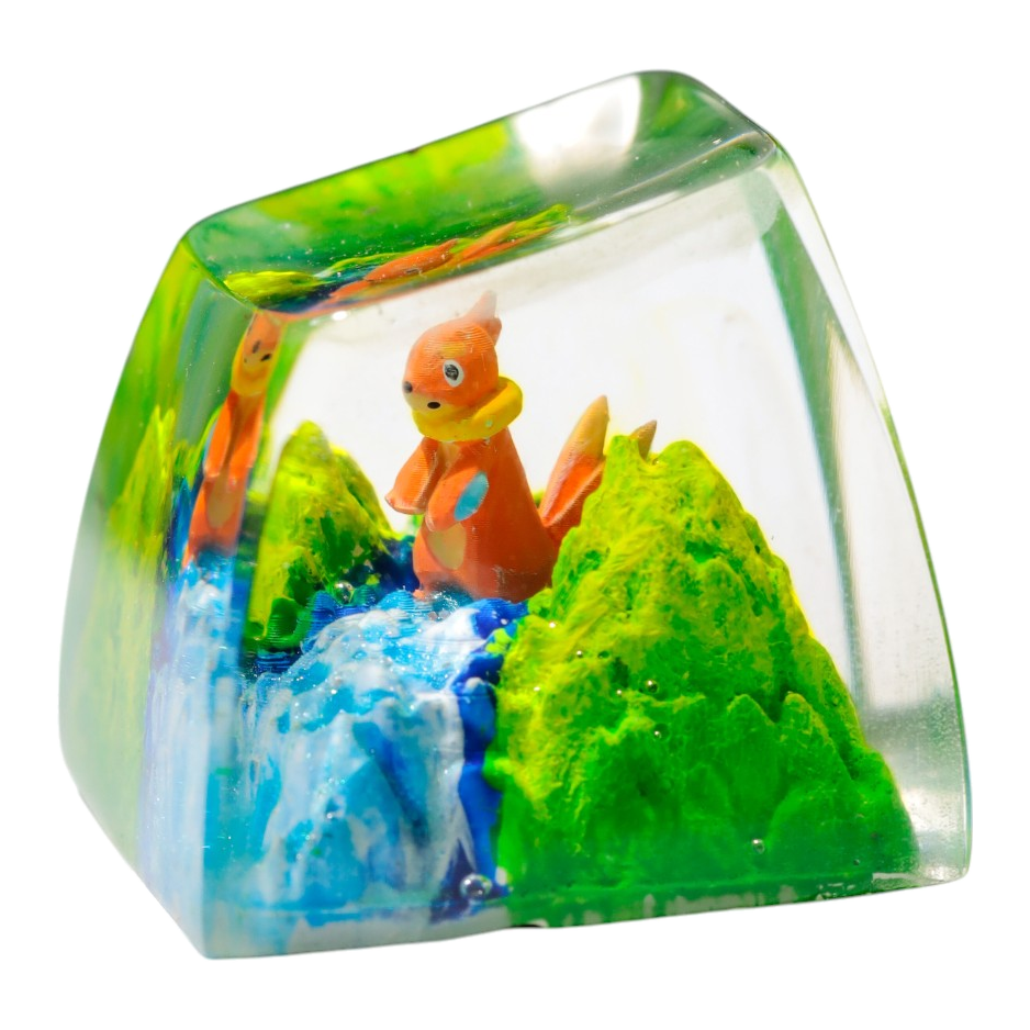 Buizel resin artisan keycap