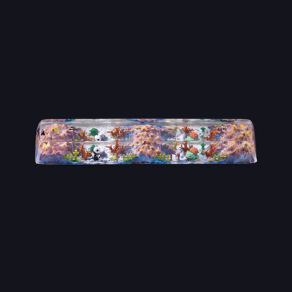 Halloween #5 Resin Spacebar — top view