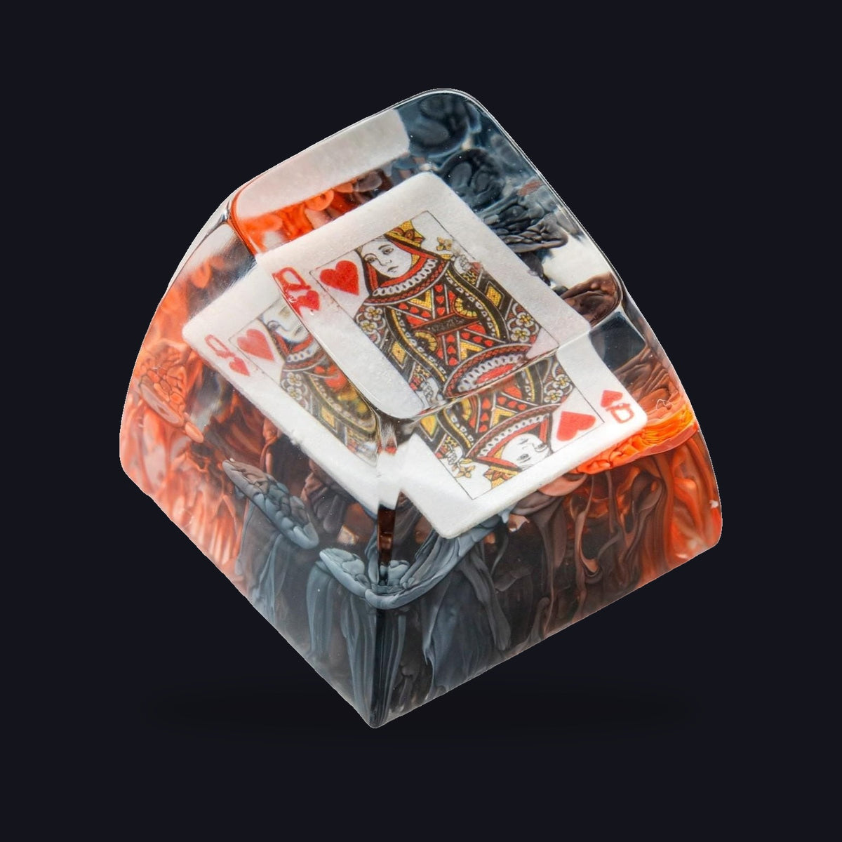 Poker Card Resin Keycap — studio square