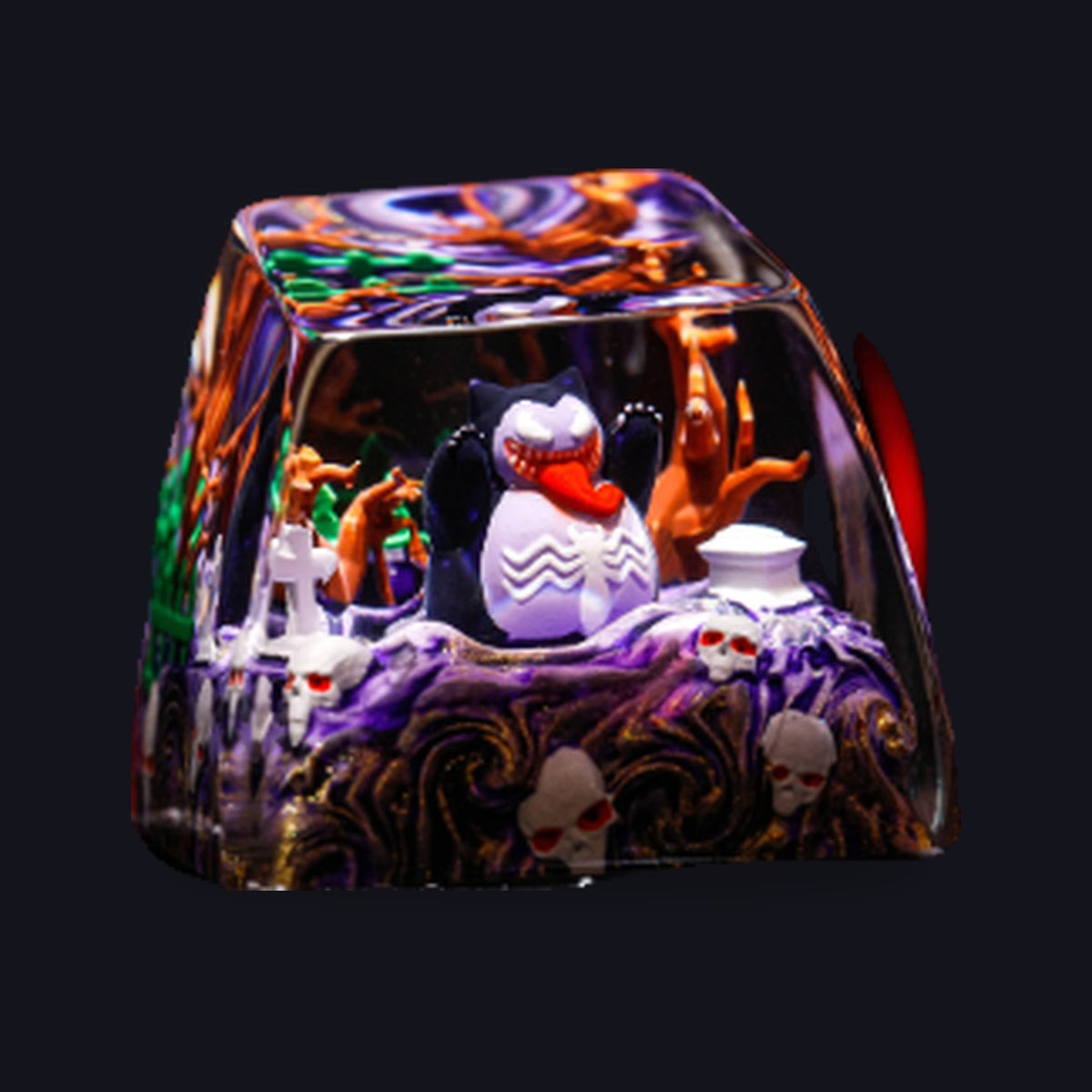Halloween #11 Resin Keycap — studio square