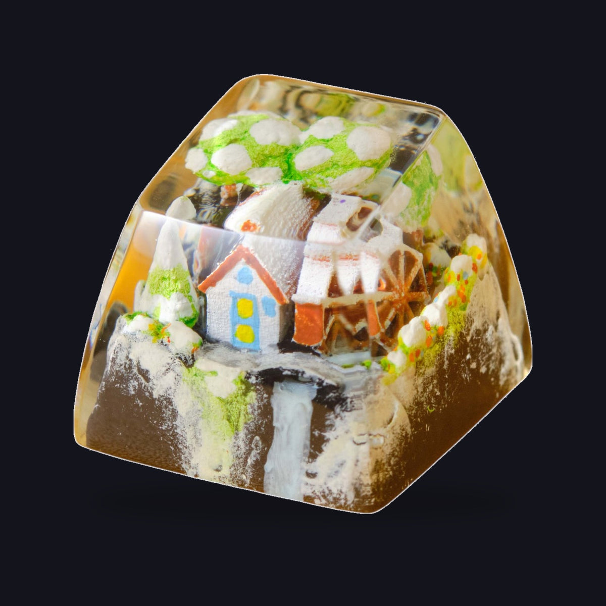 Cottage Resin Keycap — studio square