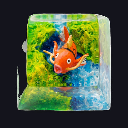 Magikarp Resin Keycap — top view