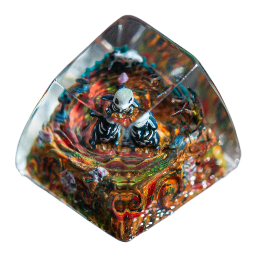Halloween #9 resin artisan keycap