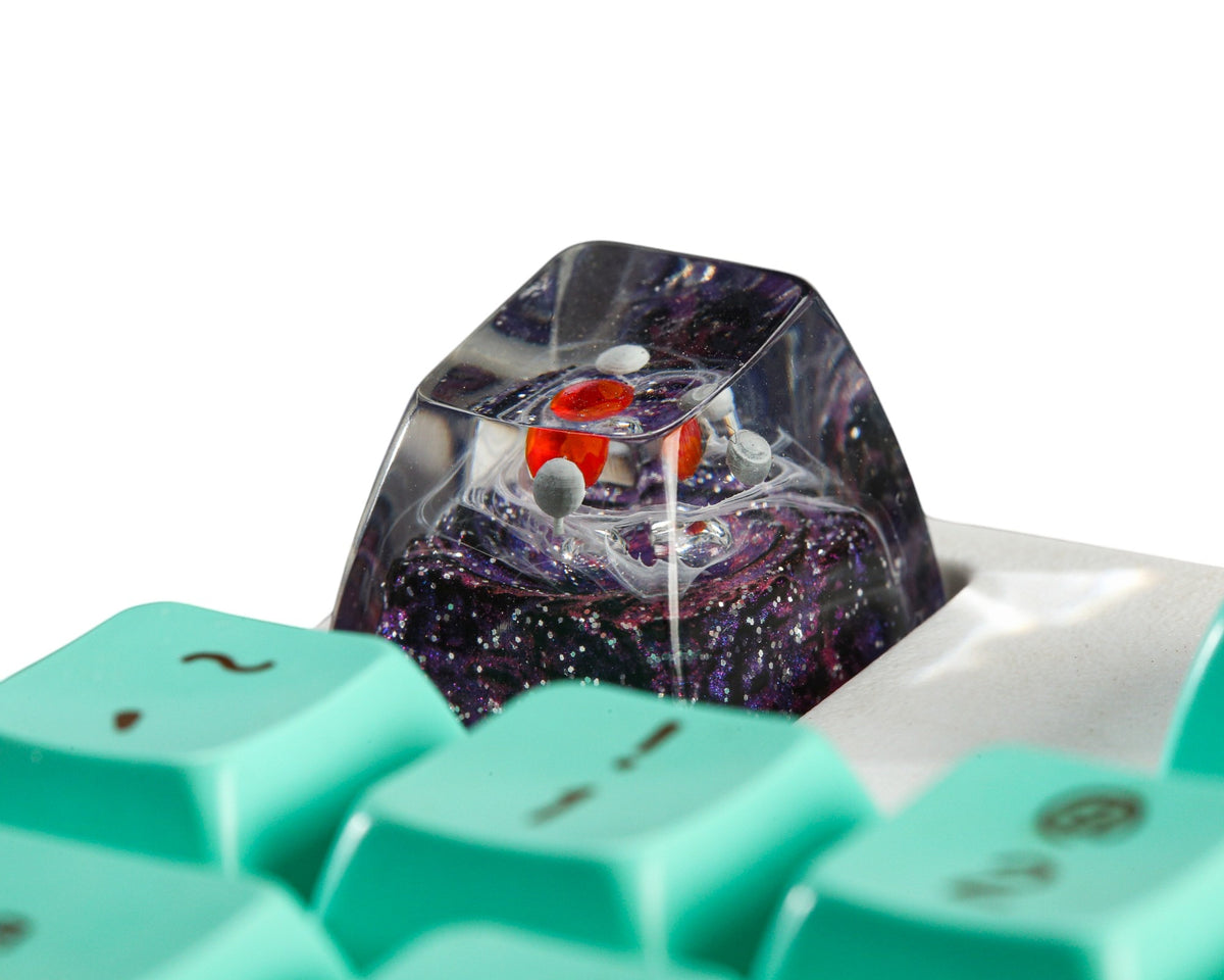 Mars resin artisan keycap