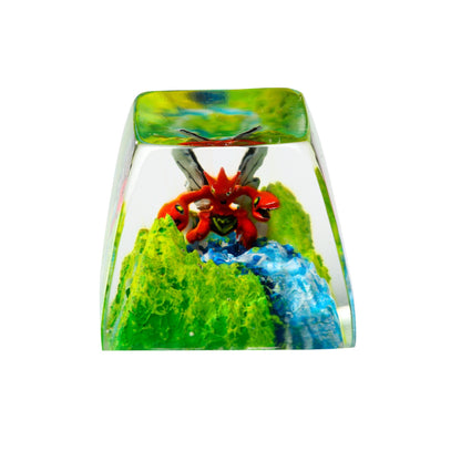 Scizor resin artisan keycap