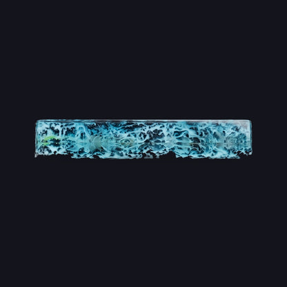 Eternal Ice Mountain Resin Spacebar — top view